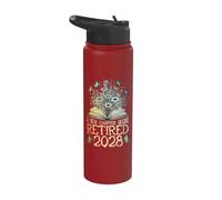 Profesor jubilado en 2028. Comienza un nuevo capítulo. Stainless Steel Insulated Water Bottle