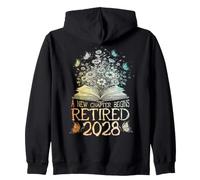 Profesor Jubilado en 2028. Comienza un Nuevo capítulo. Sudadera con Capucha