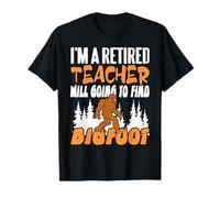 Profesor Jubilado En Búsqueda del Bigfoot Camiseta