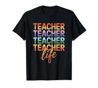 Profesor Maestro Profesor Profesor Vida Retro Camiseta