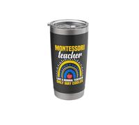 Profesor Montessori como un profesor normal, pero mucho mejor Vaso térmico de acero inoxidable de doble pared