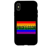 Profesor Rainbow - Profesor queer, Profesor LGBTQ+, Aliado Carcasa para iPhone X/XS
