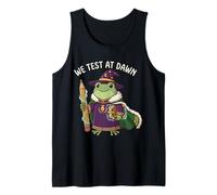 Profesor Rana Que Probamos Al Amanecer Examen Final del Maestro Día De La Prueba Camiseta sin Mangas