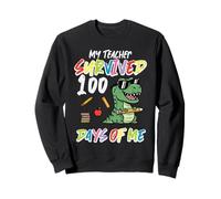 Profesor sobrevivió 100 días: Me Dino 100th Day School Boys Kids Sudadera