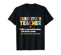 Profesor Suplente Subprofesor Instructor Temporal Camiseta
