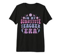 Profesor sustituto Era de Vuelta al Cole Ayudante Camiseta Premium