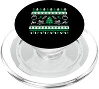 Profesor Ugly Christmas Sweater Instructor Escuela Primaria PopSockets PopGrip para MagSafe