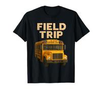 Profesor Voxel Art Autobús de Viaje de Campo Camiseta