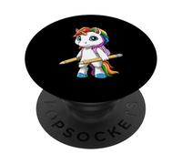 Profesor Y Alumno De La Escuela Unicornio PopSockets PopGrip Adhesivo