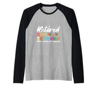 Profesora de Arte jubilada Every Child Left Behind Camiseta Manga Raglan