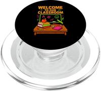 Profesora de Primer día, Bienvenida a Nuestra Clase, Lindo ABCD para Mujer PopSockets PopGrip para MagSafe