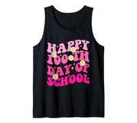 Profesoras Retro del centésimo día de Escuela para Mujeres y niñas, Felices 100 días Camiseta sin Mangas