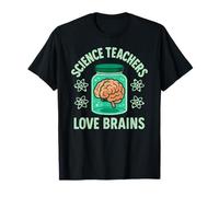 Profesores de Ciencia Amor Cerebros Divertido Juego de Palabras de Halloween Camiseta