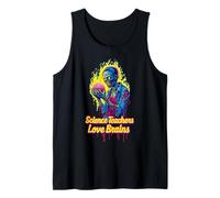 Profesores de Ciencias Aman Cerebros Halloween Zombie Camiseta sin Mangas
