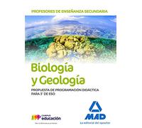 Profesores de Enseñanza Secundaria Biología y Geología. Propuesta de programación didáctica para 3º de ESO