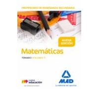 Profesores de Enseñanza Secundaria Matemáticas Temario volumen 4