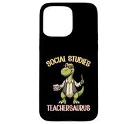 Profesores de Historia Escuadrón Profesoresaurio Profesor de Estudios Carcasa para iPhone 15 Pro Max