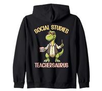 Profesores de Historia Escuadrón Profesoresaurio Profesor de Estudios Sudadera con Capucha