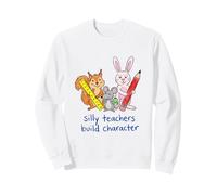 Profesores tontos construyen Personajes Lindos Animales Sudadera