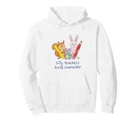 Profesores tontos construyen Personajes Lindos Animales Sudadera con Capucha