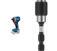 Professional 18V System atornillador de impacto a batería GDR 18V-215 (sin batería/cargador) + Bosch Professional 1x Portabrocas Impact Control Quick Release (Accessorio Taladro de impacto rotativo)
