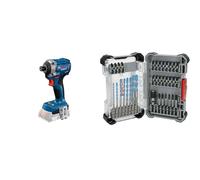 Professional 18V System atornillador de impacto a batería GDR 18V-215 (sin batería/cargador) + Bosch PRO Impact Mixed Set de 35 piezas (para hormigón, azulejos blandos, 200 x 107 mm)