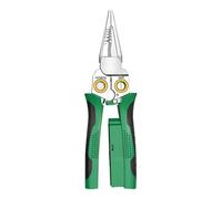 Professional 8-in-1 Electrician Pliers - Wire Stripper Crimper Cutter Combo Tool for Electrical Work, Home Repair & Automotive Use(Green)