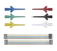 Professional Aircraft Designs - Gancho de prueba chapado en oro con cable de 20 cm, adecuado para pruebas de placa de circuito