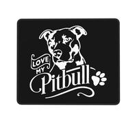 Professional Alfombrilla de Ratón, Amo a mis Perros, Antideslizante Alfombrilla de ratón para Juegos, Mouse Mat, 25X30cm, Juegos, PC, Jugadore