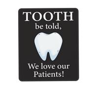 Professional Alfombrilla de Ratón, Dígale a su Dentista Que Amamos a Nuestros Pacientes Alfombrilla Multifuncional Mouse Mat 25X30cm para Juegos Oficina PC