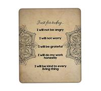 Professional Alfombrilla de Ratón, Principios de Vida Reiki Sanación de Chakras Yoga Meditación Zen Alfombrilla Antideslizante Mouse Mat 25X30cm para Jugadore PC Juegos