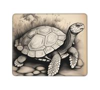 Professional Alfombrilla de Ratón, Turtles Escribe Imprimir Alfombrilla Antideslizante Mouse Mat 25X30cm para Jugadore PC Trabajo