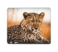 Professional Alfombrilla Gaming Guepardo Esperando Una Oportunidad 25X30Cm, Alfombrilla De Ratón Eco-Friendly Tapete De Juego para Oficina Jugadore Pc