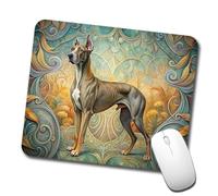 Professional Alfombrilla Ratón Gran Danés Art Nouveau 25X30Cm, Alfombrilla De Ratón Portátil Tapete De Juego para Ordenador Pc Jugadore