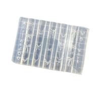 Professional Art - Molde de silicona con temática de oso de postre, herramientas decorativas de manicura para varios tipos de oso dulce, lazo, perlas, cadena, arte de uñas