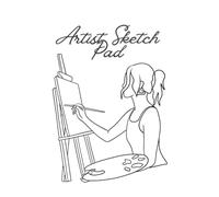 PROFESSIONAL ARTIST SKETCH PAD: Premium Blank Pages for Drawing, Painting & Illustration