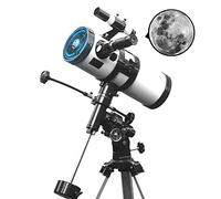 Professional Astronomical Telescope, 1000X114mm EQ Large Diameter Monocular Powerful Newton reflecter with Manual Equatorial Mount WOWCSXWC
