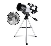 Professional Astronomical Telescope for Beginners, 300X70mm Space Zoom 150X Refractive Telescope, Watch Stars Moon YangRy