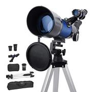 Professional Astronomy Telescopes for Adult, 500X60mm Refractive Scope Telescope with Tripod Finder Scope Travel Backpack