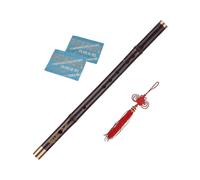 Professional Black Bamboo Dizi Flute Traditional Handmade Chinese Musical Woodwind Instrument Key Of D Study Level
