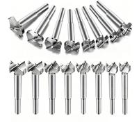 Professional Broca Forstner para Madera, Aohoo 16 Piezas Brocas Forstner, Acero al Tungsteno, Longitud 80 mm, para Hacer Agujeros en Madera(15/16/17/18/19/20/21/22/23/24/25/26/28/30/32/35mm)