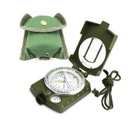 Professional Camping Compass Multifunction Portable Waterproof Metal Military Compass with Inclinometer for Hiking Exploration
