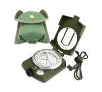Professional Camping Compass Multifunction Portable Waterproof Metal Military Compass with Inclinometer for Hiking Exploration