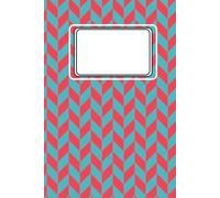 Professional Chevron Notebook - Blue and Pink Softcover Journal for Women - 6x9 Lined Pastel Writing Notebook for Work, Meetings, Notes, - Stylish ... ideal for teachers, professionals, or writers