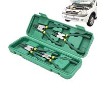 Professional Circlip Pliers - Internal External Spring Clamp Set | Precision Spring Loaded Pliers | For Automotive Home Mechanic Workshop Industry Plumbing Electrician Household Construction