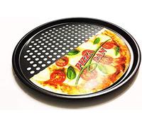 Professional Class Plato de pizza antiadherente para horno de 32,5 cm de diámetro con tecnología Fast Crisp