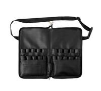 Professional Cosmetic Makeup Brush Bag - 22 Pockets Organizer with Belt, Comfortable Waist Bag | Travel Cosmetic Storage Pouch for Women Artists, Professional Makeup Tools, Brushes Not Included