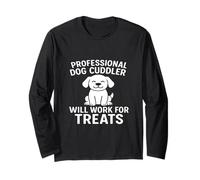 Professional Dog Cuddler Manga Larga