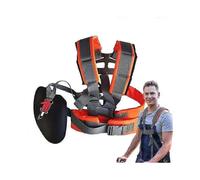 Professional double shoulder strap harness for lawn mower STIHL trimmer