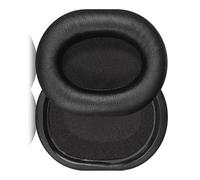 Professional Ear Cushions Covers For Headphone Elevates Music On Travel Pad Replacement Gaming Headsets Earpads(Black Protein Leathe)